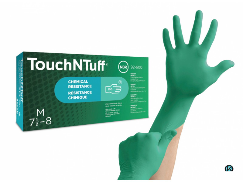 Нитрилни ръкавици,с химическа защита Ansell TouchNTuff® 92-600