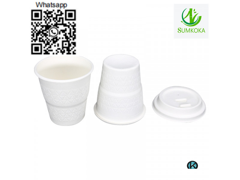  disposable paper cup custom cup bagasse packaging